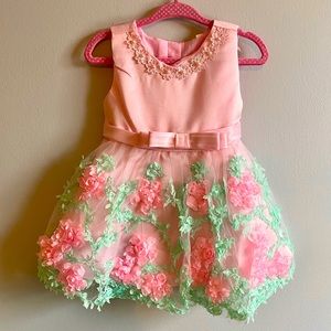Baby Girl Spring Summer Floral Party Dress